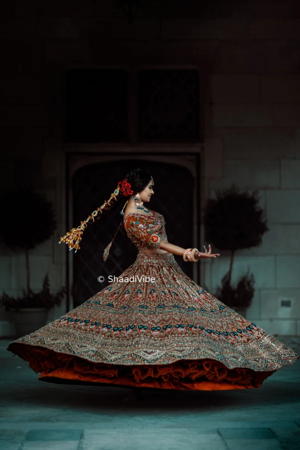 Twirling bride image
