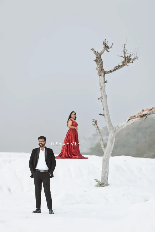Romantic bride and groom pre-wedding portrait with soft natural light and an intimate pose for timeless wedding photography inspiration.