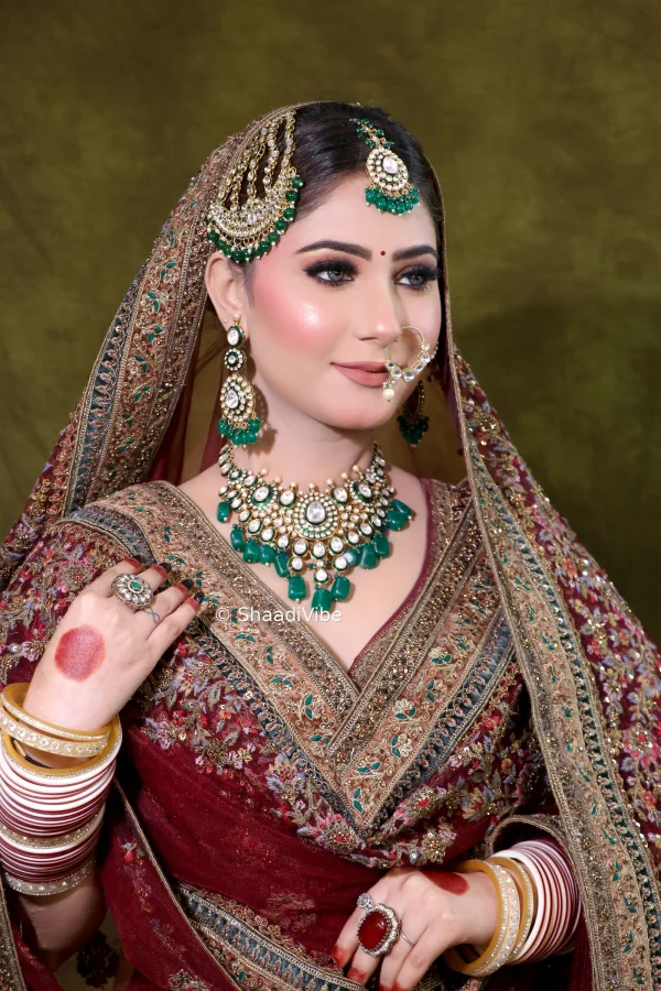 traditional Indian bridal makeup