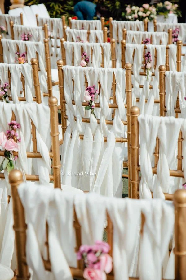 Wedding guest chair decor ideas